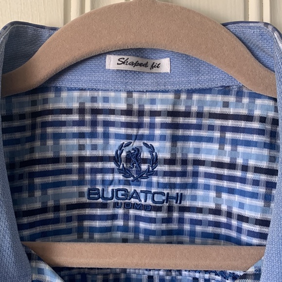 Bugatchi Button Down Shirt Size L/XL - Picture 4 of 10